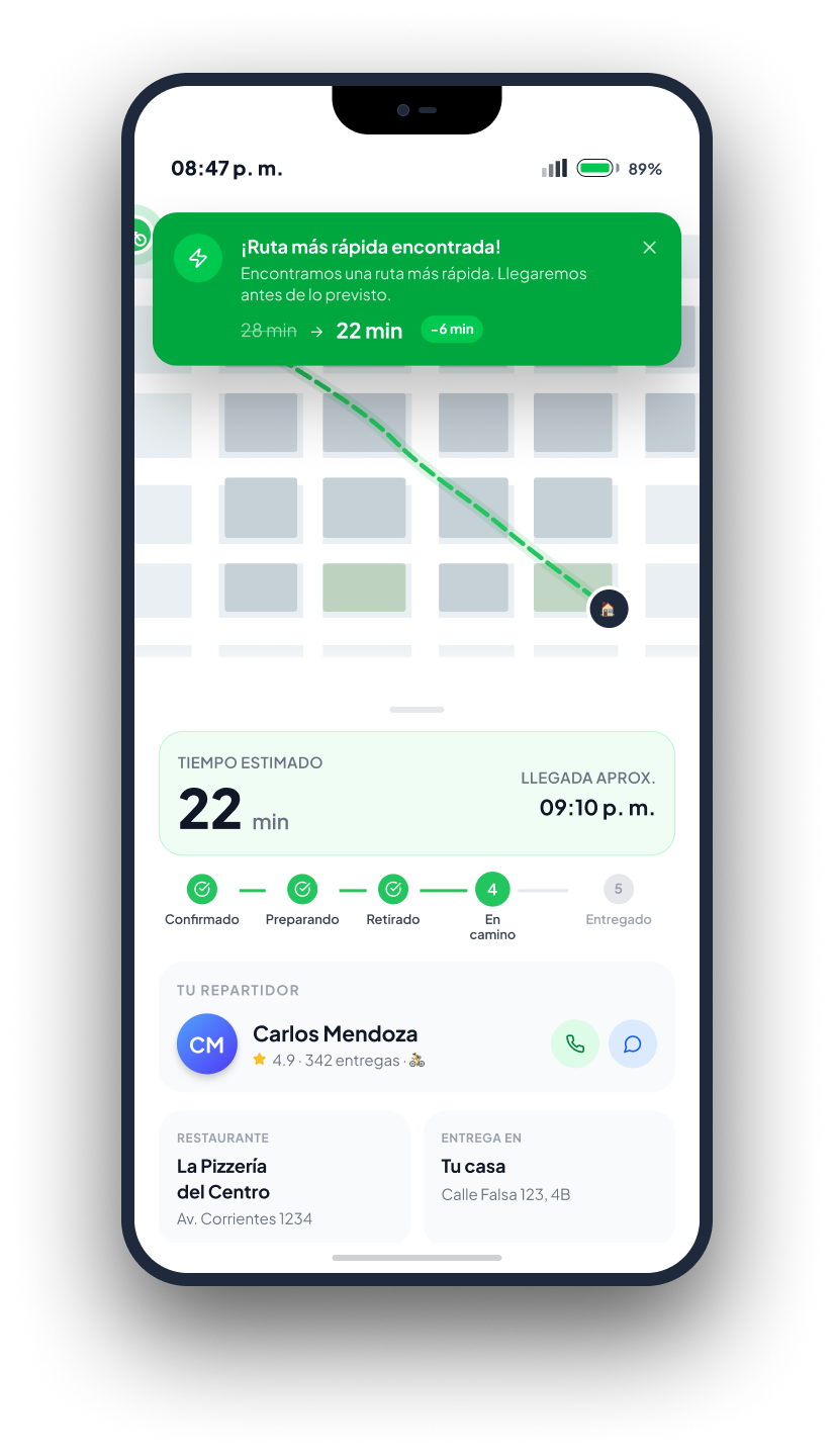 Localia dynamic ETA prototype