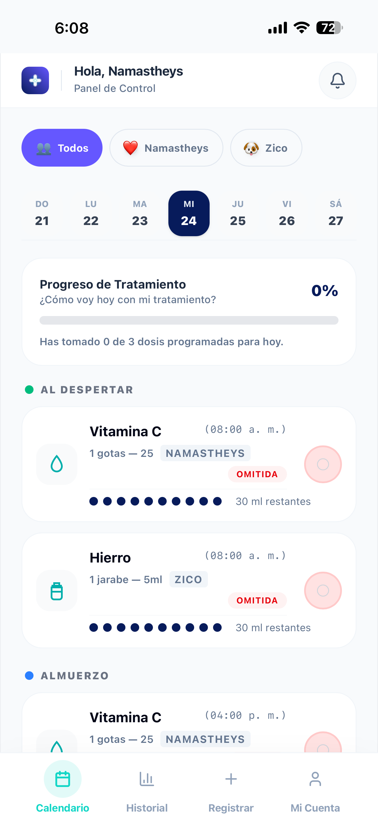 Lumi app dashboard preview