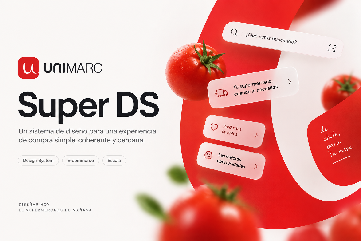 Super DS — Unimarc design system cover
